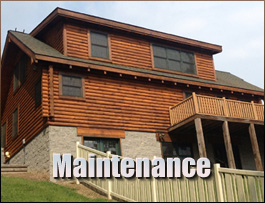  Knott County, Kentucky Log Home Maintenance