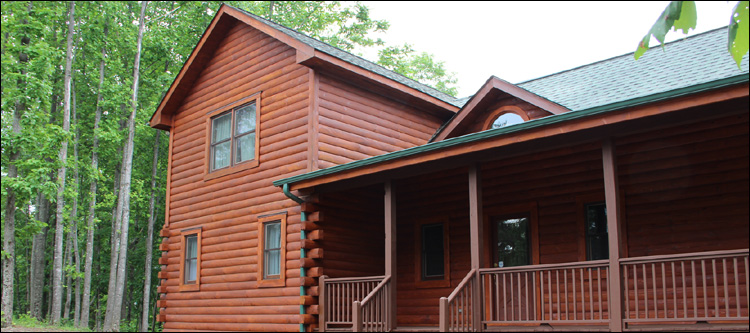 Log Home Staining in Knott County, Kentucky